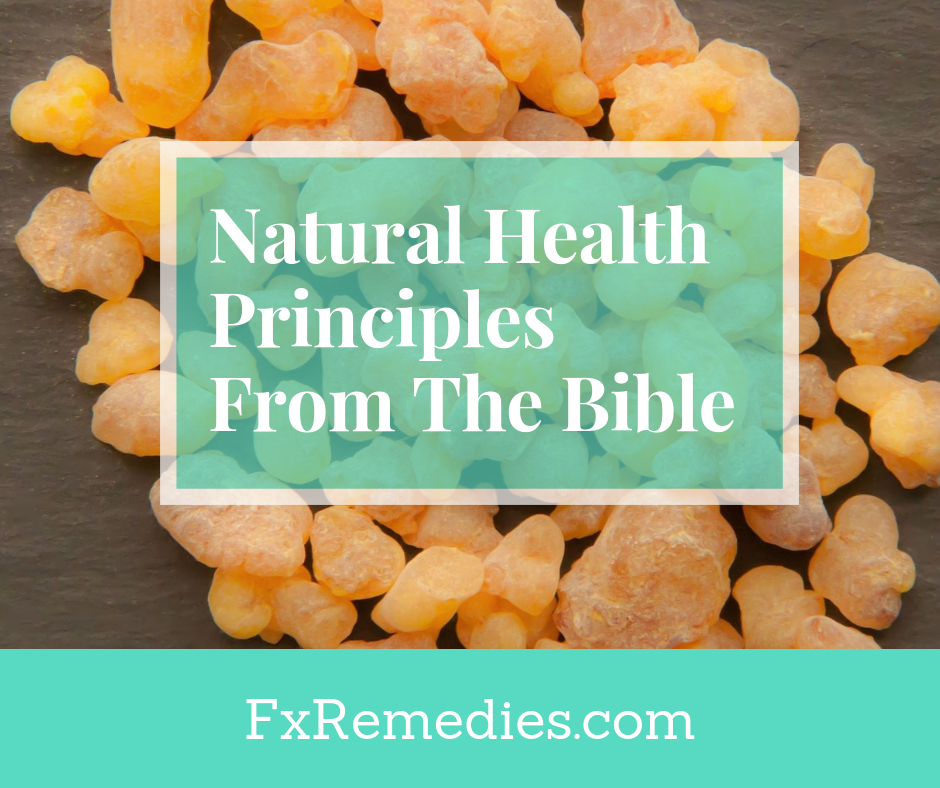 The Bible offers sound advice on many topics including natural health.  Old Testament and New Testament scripture alike, provide guidance for us to make good decisions when it comes to helping our bodies to heal.