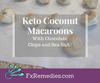 Keto Coconut Macaroons With Chocolate Chips And Sea Salt