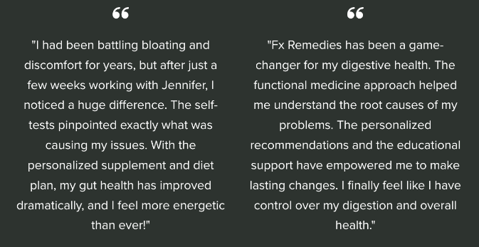 Testimonials of Fx Remedies Virtual Care clients
