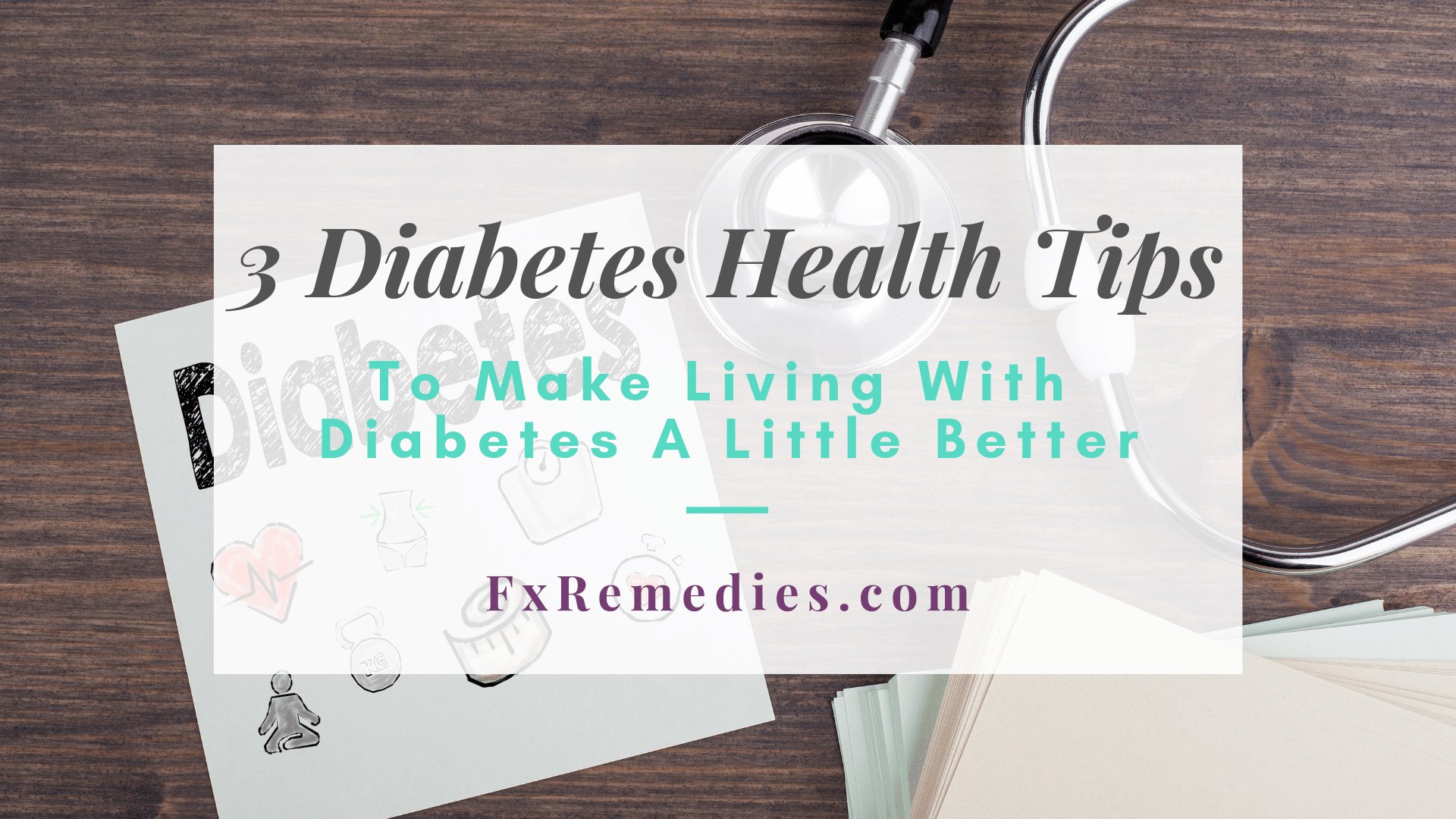 Finding out you have diabetes isn’t the greatest thing to hear, but there are things you can do to make it easier to live with. Here are a few diabetes health tips you can follow.